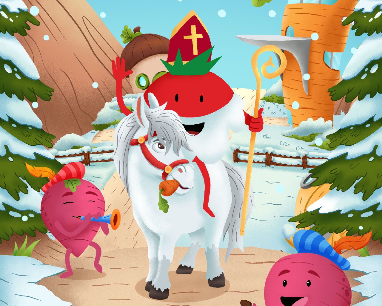 Sinterklaas-kleurplaat basisscholen