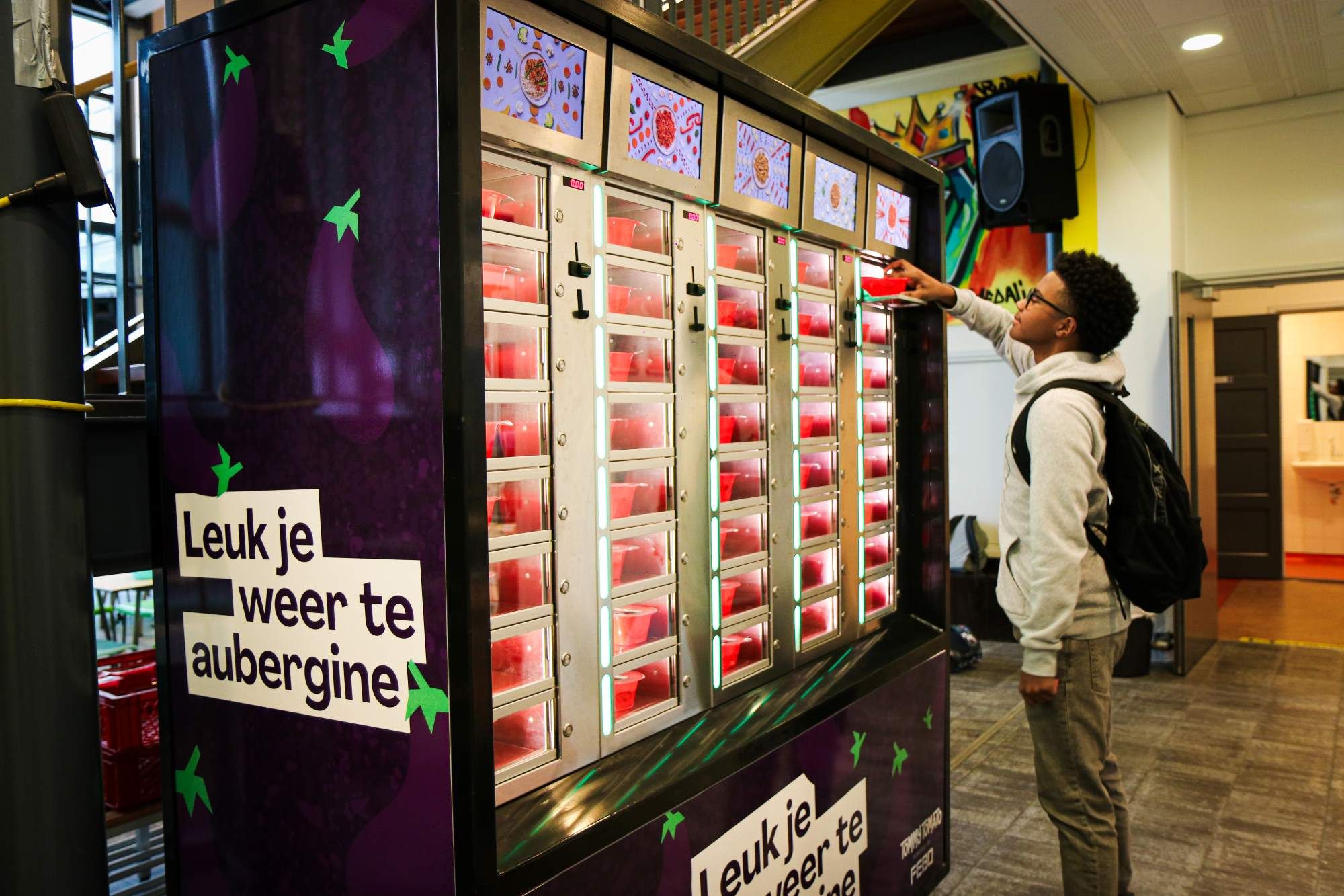 gezonde snackmuur van TommyTomato