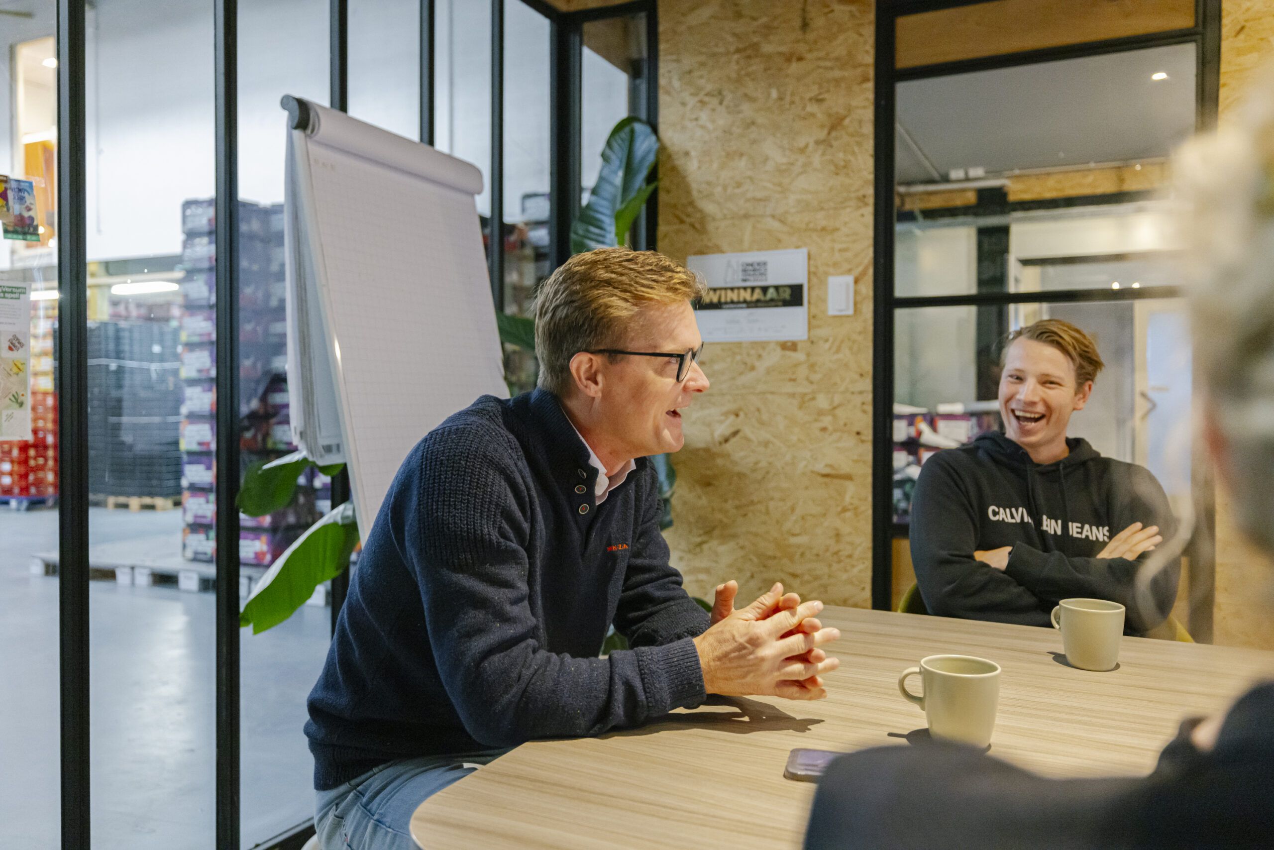 Bas in gesprek