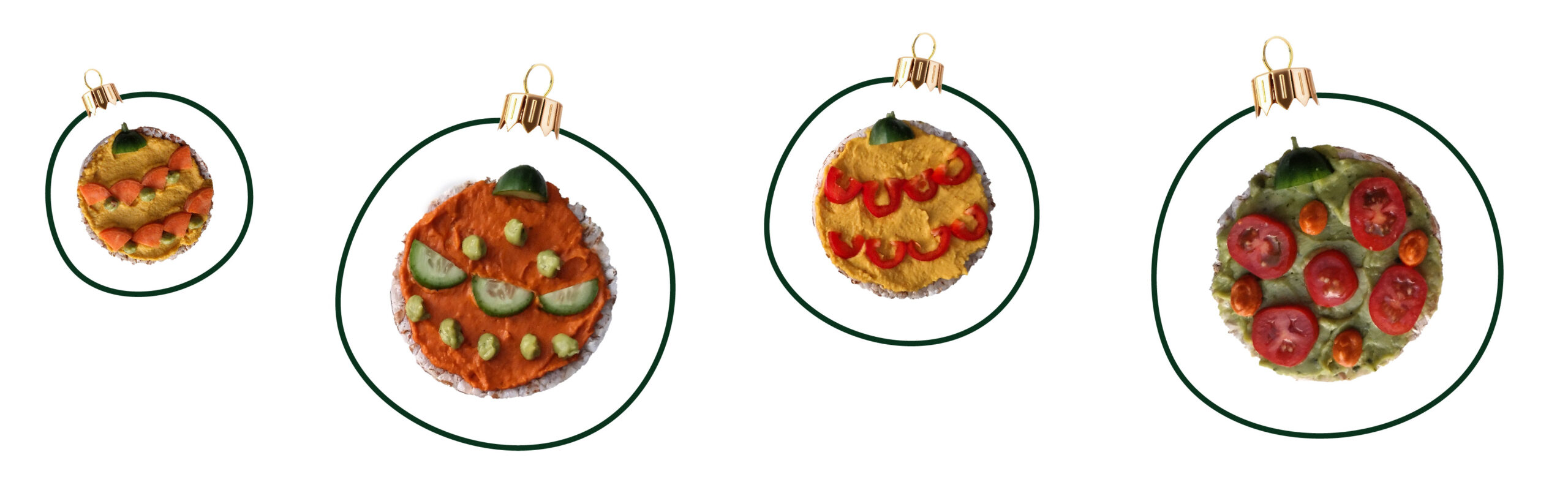 Recept voor gezonde rijstwafel kerstballen