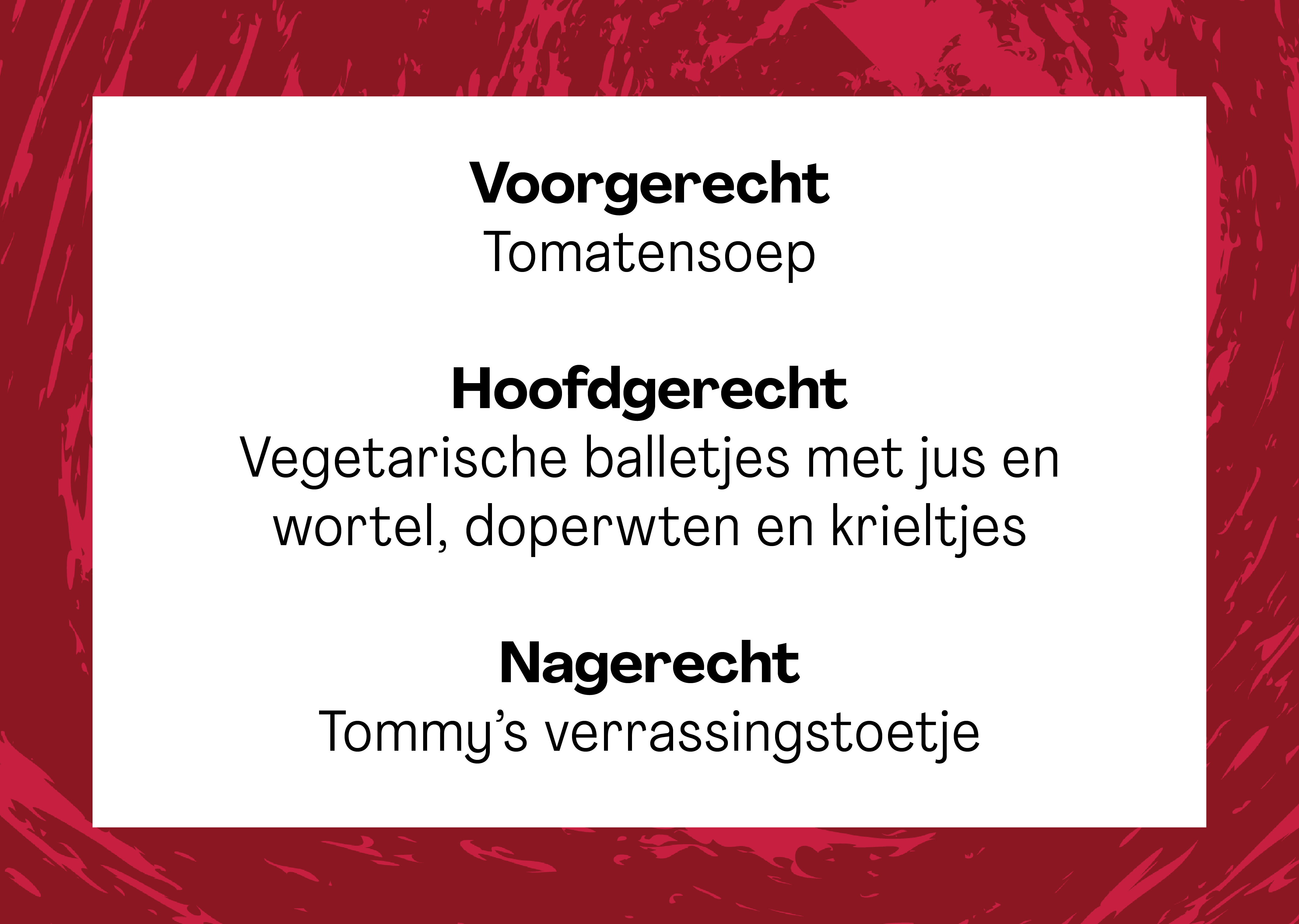 Kerstmenu basisscholen