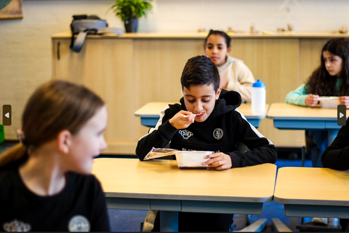 tommytomato lunch in de klas